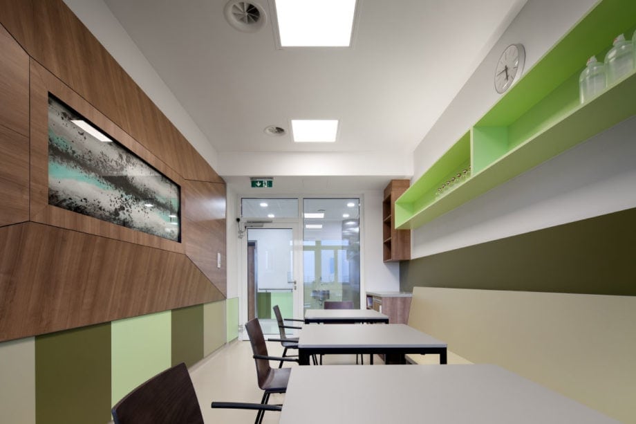 Max Compact Interior panels for the Wilhelminenspital Medical Institute in Vienna, Austria