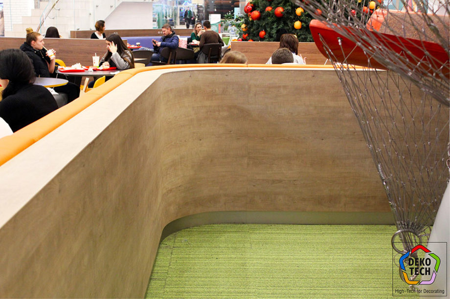 Max Compact Interior panels from Fundermax for the Mega Kazan Shopping Mall in Russia