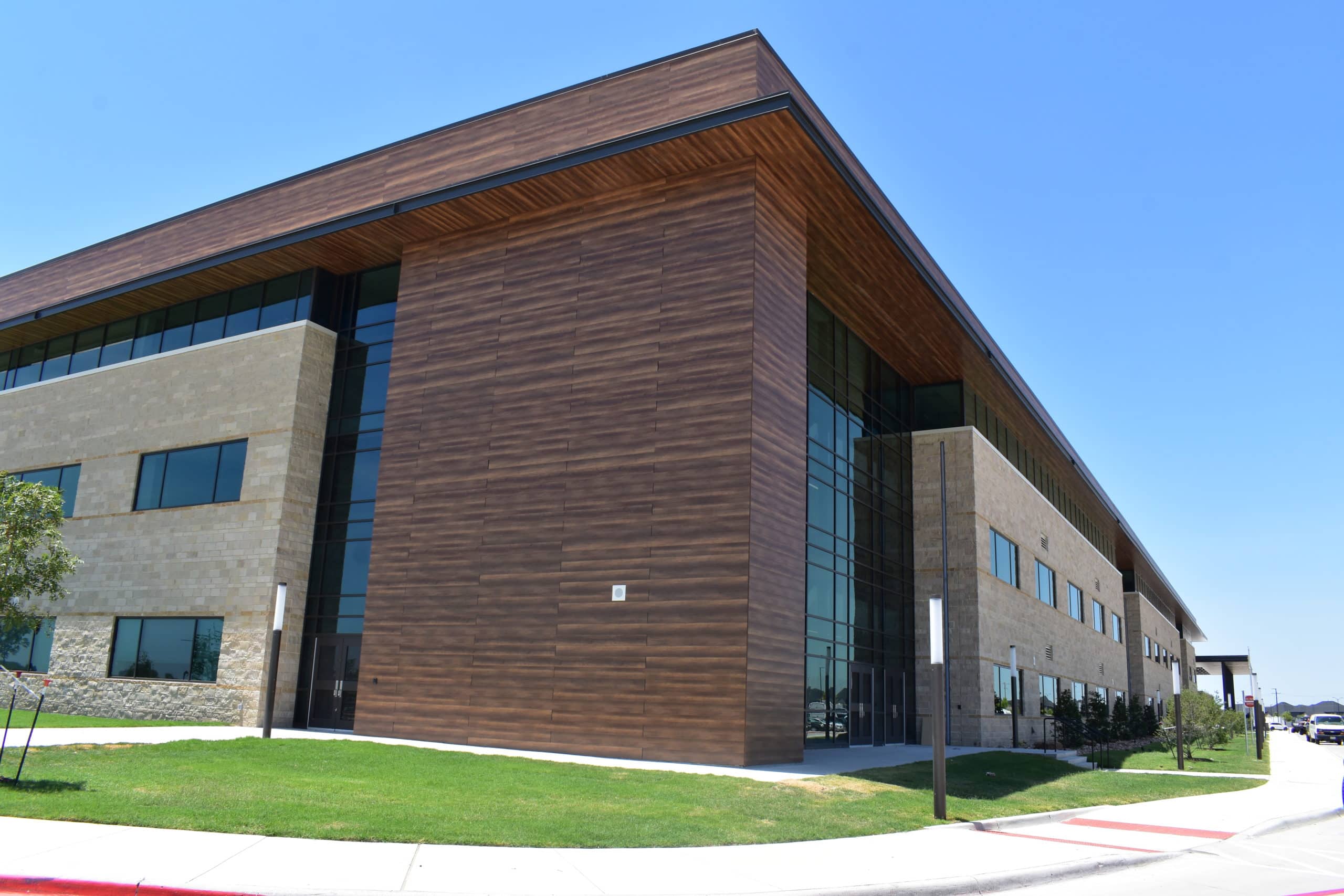 Texas high school using Max Compact Exterior phenolic panels